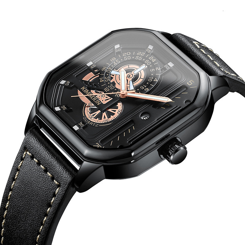 Watches Men Designer Chic Diamond Quartz Fashion Wristwatch Waterproof Cycling Running Reloj Hombre Homme Montre De Luxe