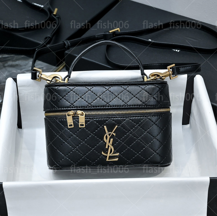 10A Lambskin Cosmetic Bag Designer Bag Classic Box Bag High-Quality Luxury Bag Women's Handbag Extended Leather Shoulder Strap Crossbody Bag Handle Kelly Bag Wallet