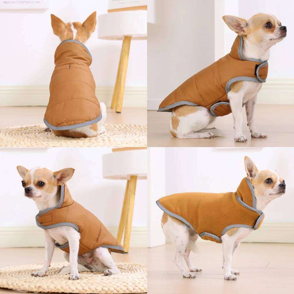 Camping Jacket Coat Hiking Waterproof Dog Clothes Reflective Puppy Clothing For Small Medium Dogs Cats Bulldog Pug Outfits