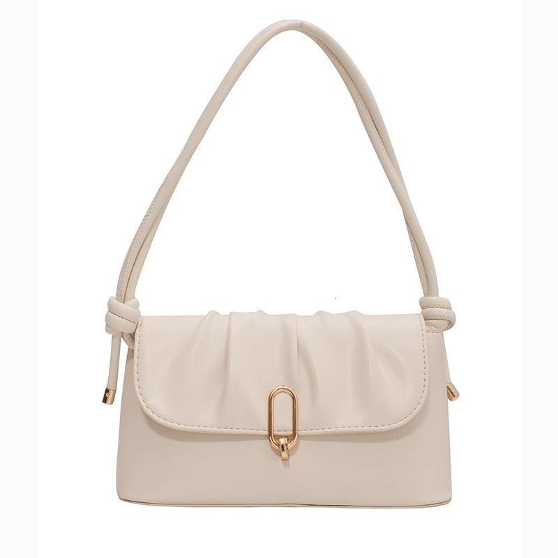 Niche White for Women 2025 New Trend Versatile High-End Feel Shoulder Underarm Crossbody Bag