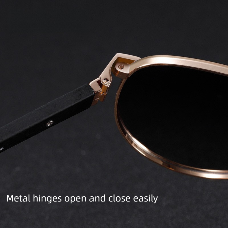 2026 Fashion Metal Polarized Designer Sunglasses Luxury Brand Accessories Classic Men's Sunscreen Double Bridge Driving Outdoor Cycling Sunglasse