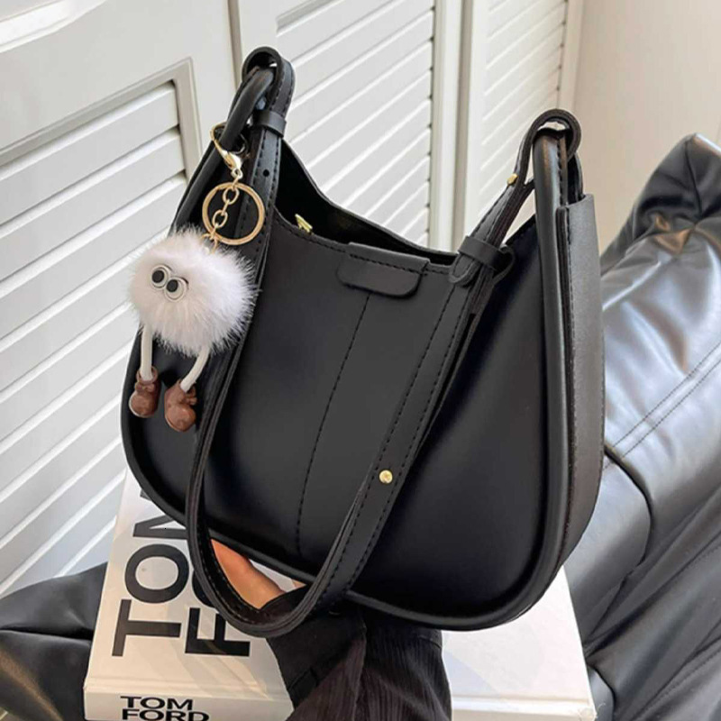 High-end Stylish Small 2025 New Women's Versatile Crossbody Single Shoulder Underarm Bucket Bag