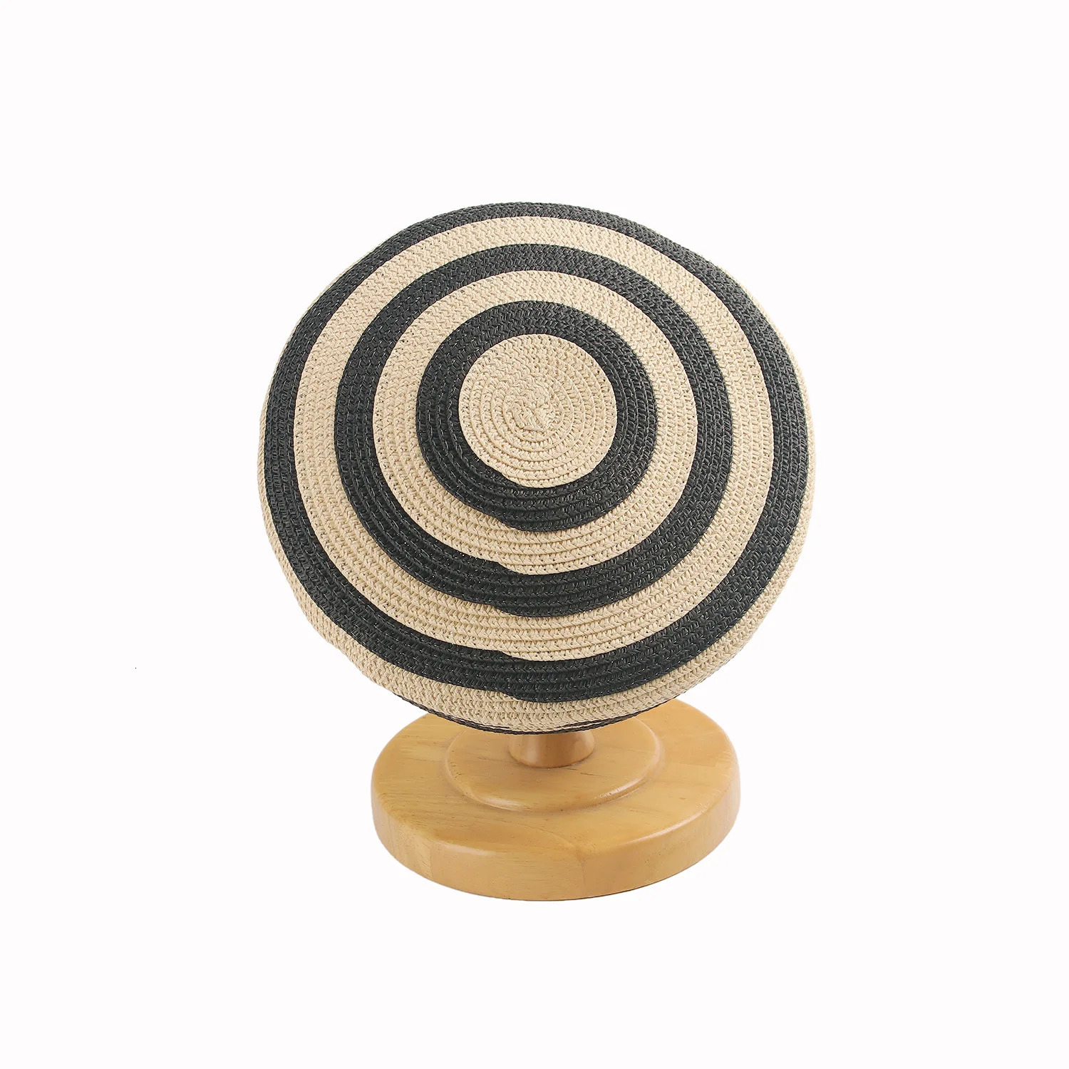 Fashion France Striped Dome Beret Women Sailor Hat Summer Beach Vacation Church Derby Party Straw Hat 260324
