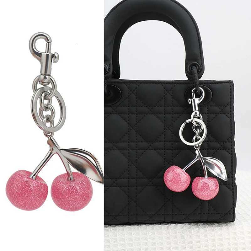 Fashion Cherry Keychain Pendant Novelty Creative Car Keychain For Women Men Exquisite Backpack Decoration Accessories Gifts Z260330
