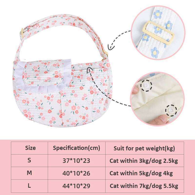 Pet Carrier Bag Outdoor Travel Puppy Shoulder Bags Single Comfort Sling Handbag Tote Pouch Kitten Dog Cats Accessories Bamubi
