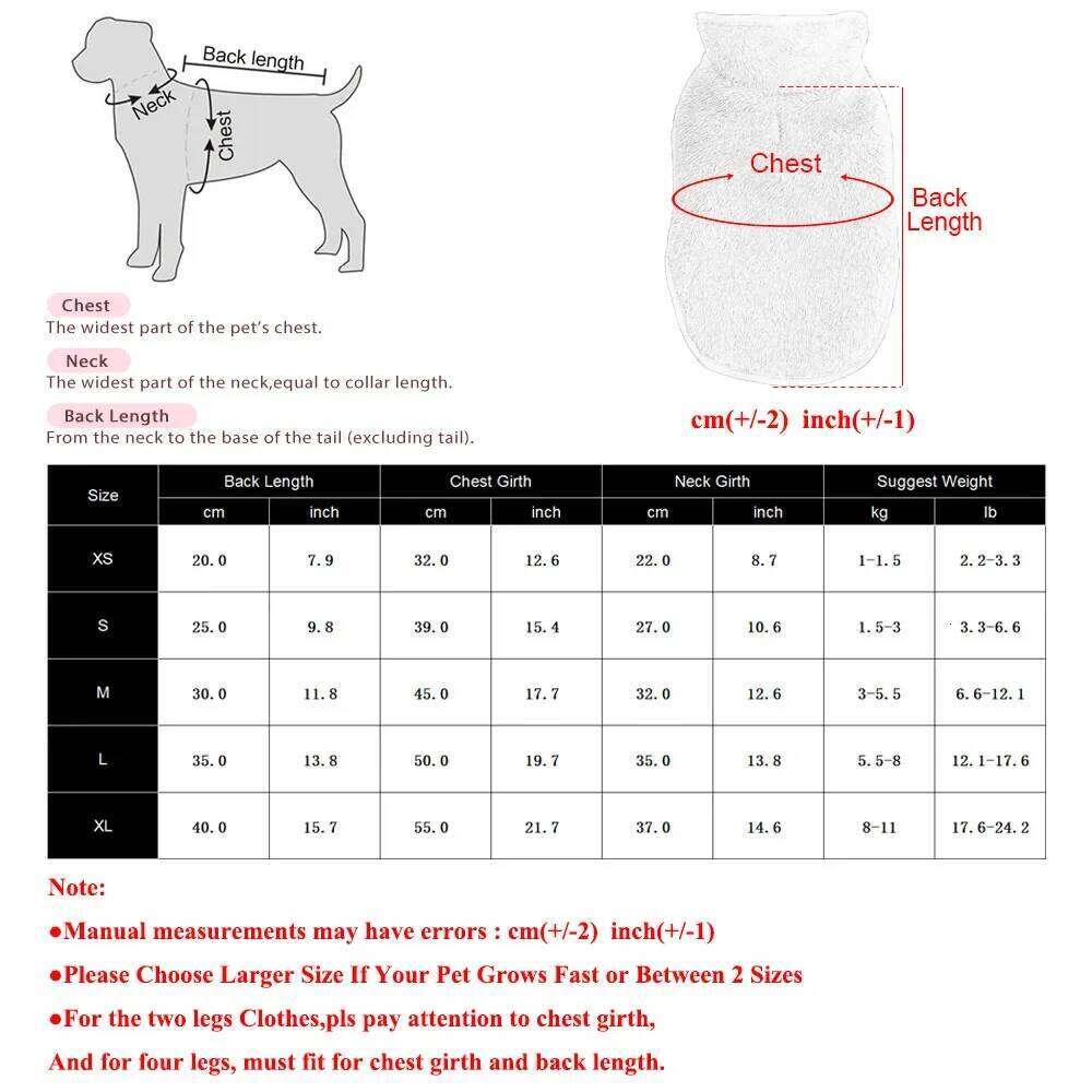 Reversible Pet Coat Winter Warm Dog Clothes For Small Medium Dogs Cats Padded Jacket With Leash Hole Chihuahua Pug Costume