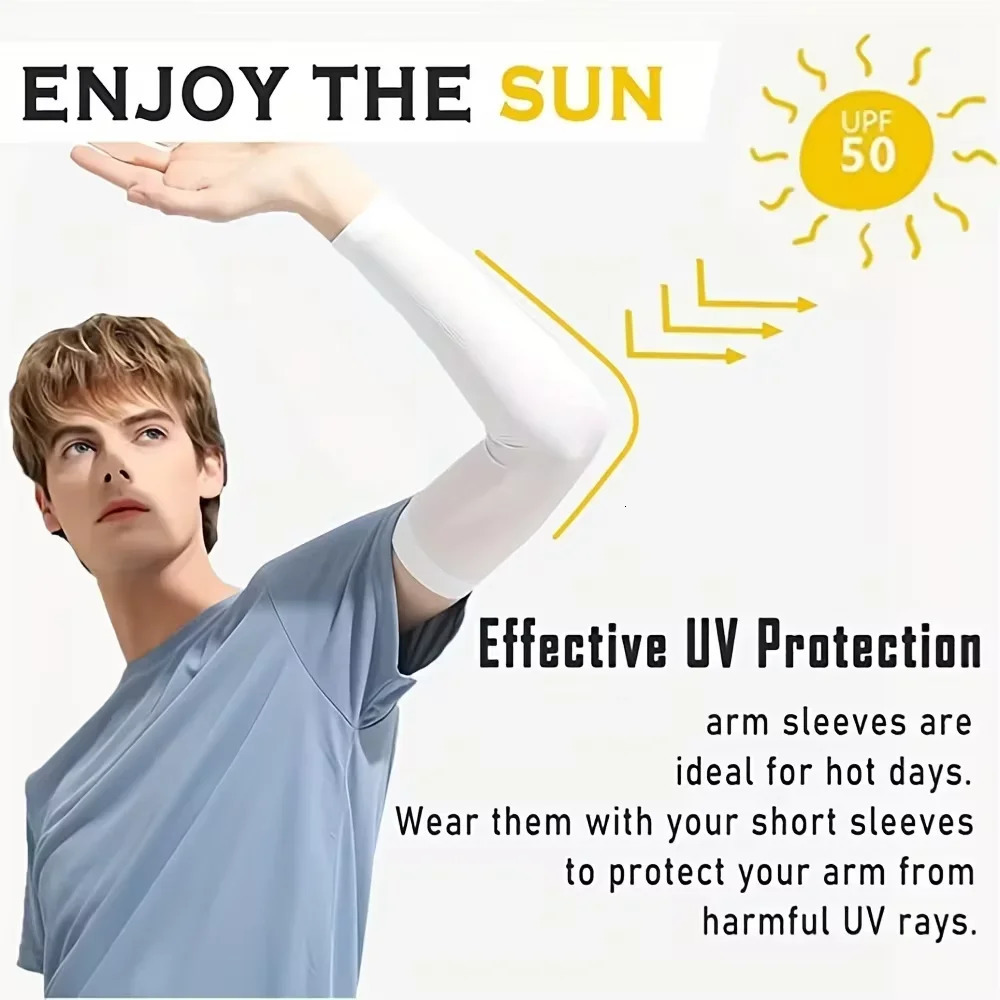 3 Pair of Breathable Sun Protection Sleeves UV Protective Gear for Sports Driving Outdoor Adventures 260312