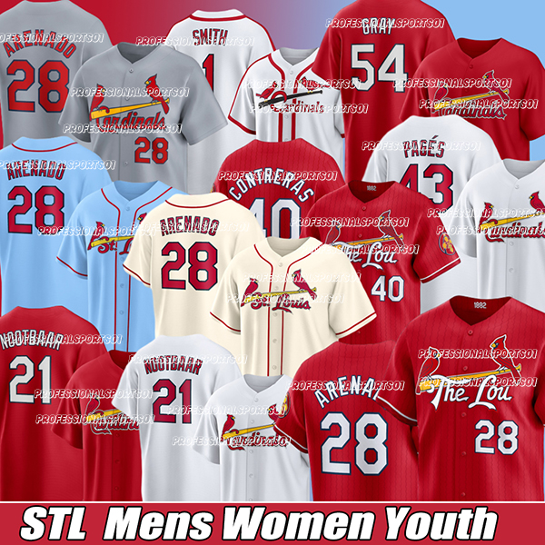 St. Louis Cardinal Jersey #28 Nolan Arenado #40 Willson Contreras Lars Nootbaar Nolan Gorman Jordan Walker 2026 city custom Baseball Jersey