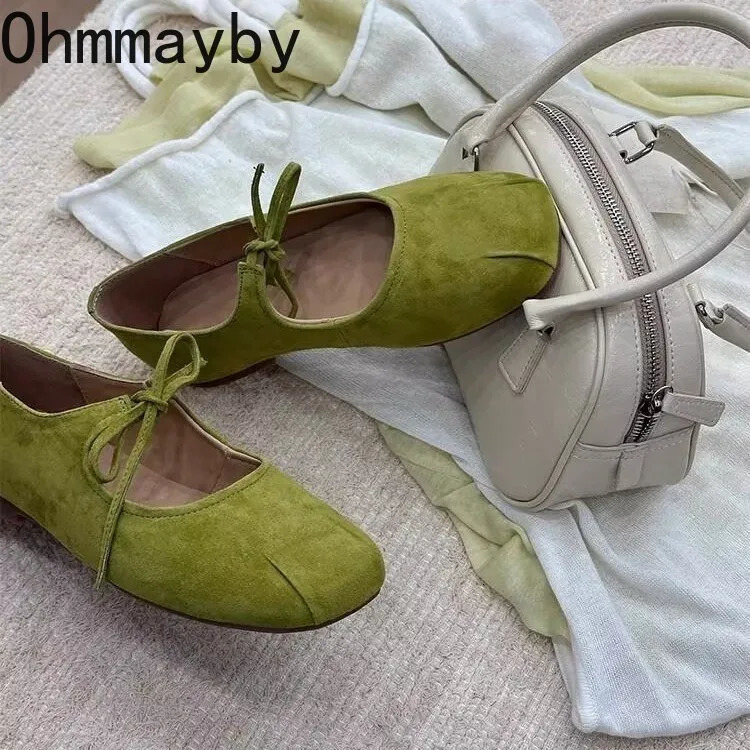 Design Women Mary Jane Shoes Fashion Shallow Slip On Shoes 2026 Spring Autumn Ladies Outdoor Party Dress Ballet Flats Shoes 260323
