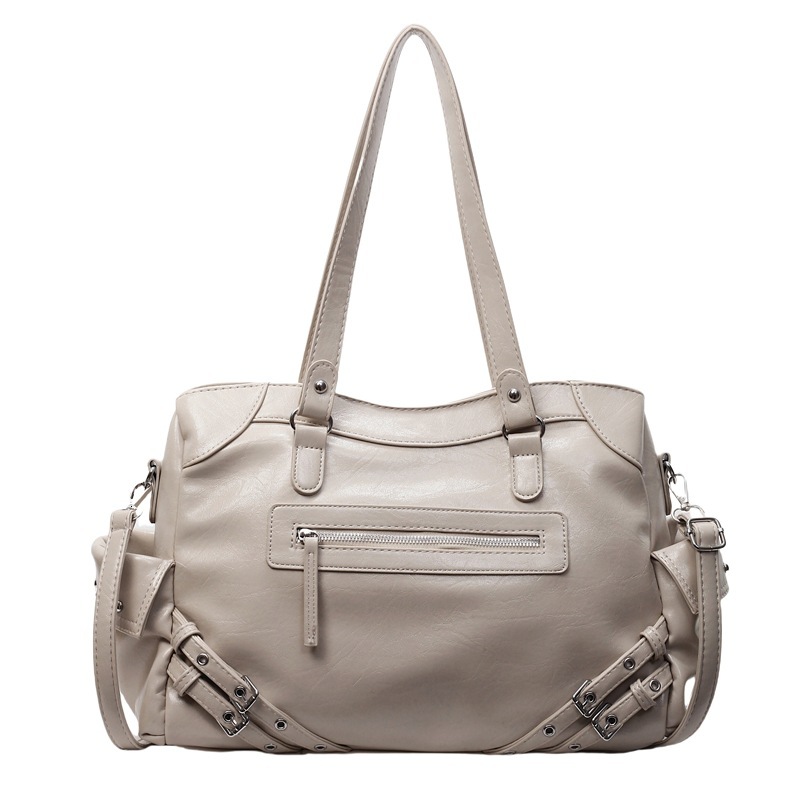 2026 New Women's Luxury Handbag Spring/Summer New Rivet Motorcycle Bag Large Capacity Diagonal Shoulder Bag Single Shoulder Bag Designer Bag