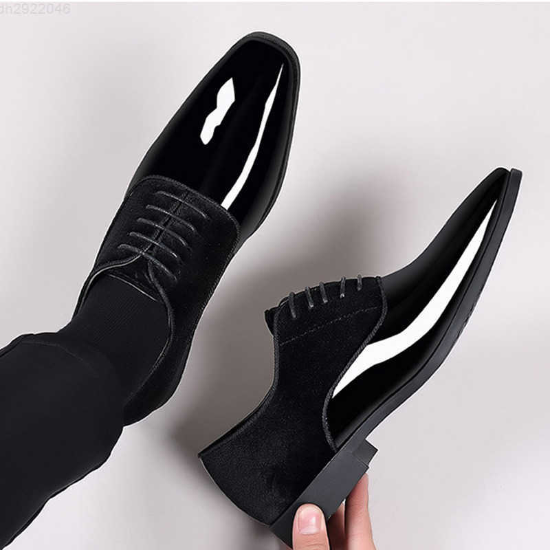 Dress Mens Fashion Office High Quality Business Low Top Footwear Comfy Light Male Pointed Toe Wedding Shoes for Men 4 cef72 K260328