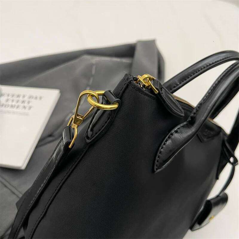 Quality Branded Top Handle Bags For Women Oxford Cloth Mini Shoulder Shopper Tote Bag With Pendant Designer Handbags