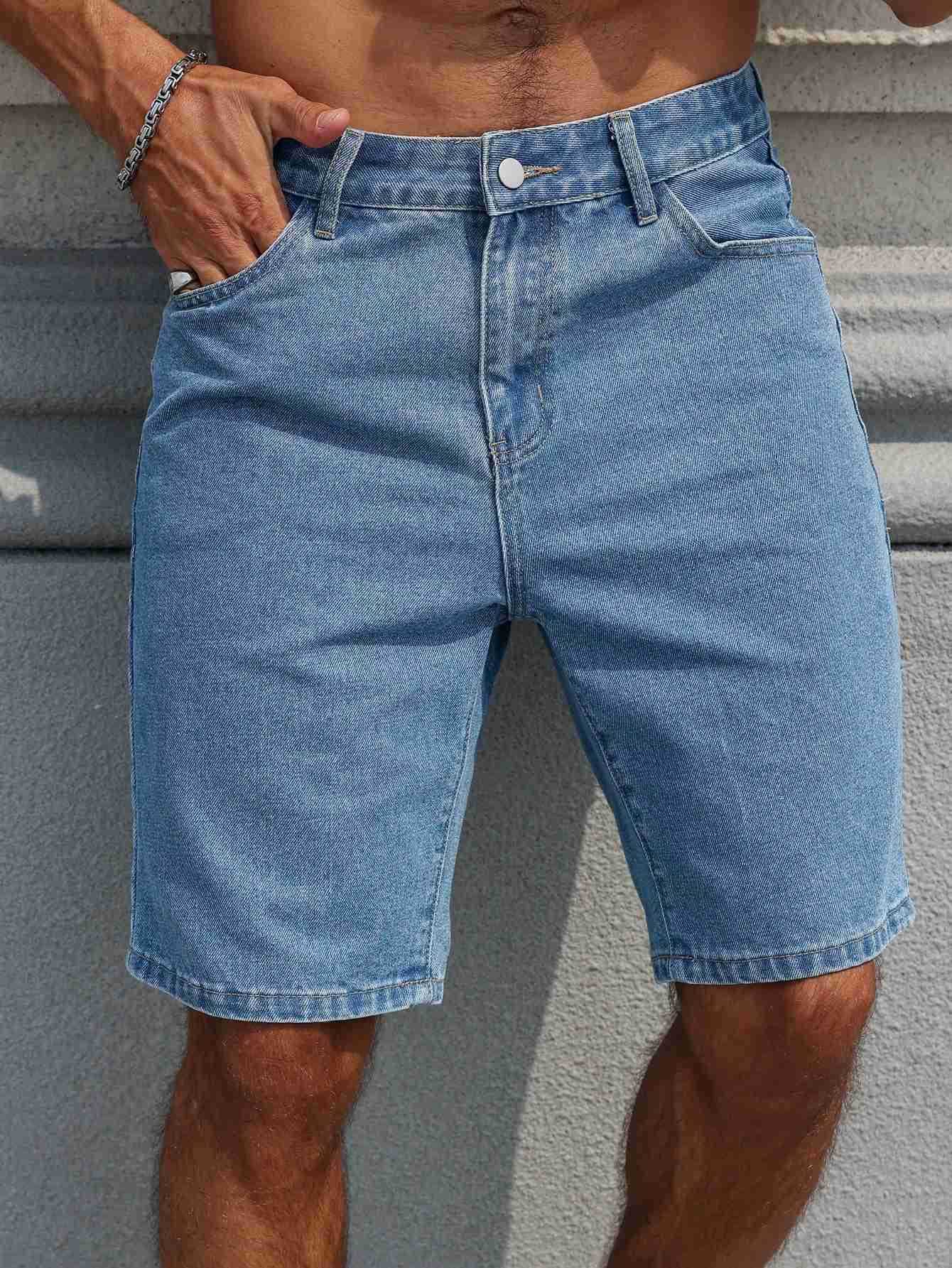 Mens summer denim shorts A common item in summer Simple in style Suitable for casual outings and trips H260330
