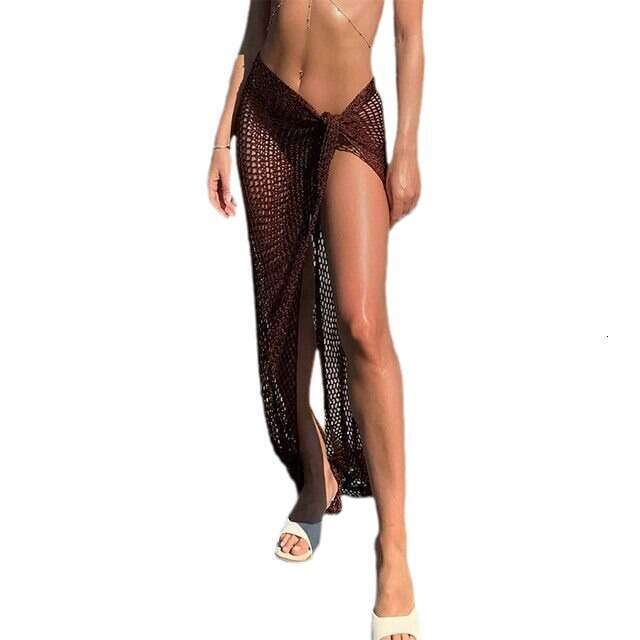 Women's Hollow Knitted Beach Skirt 2026 Women's Seaside Vacation Beach Clothing