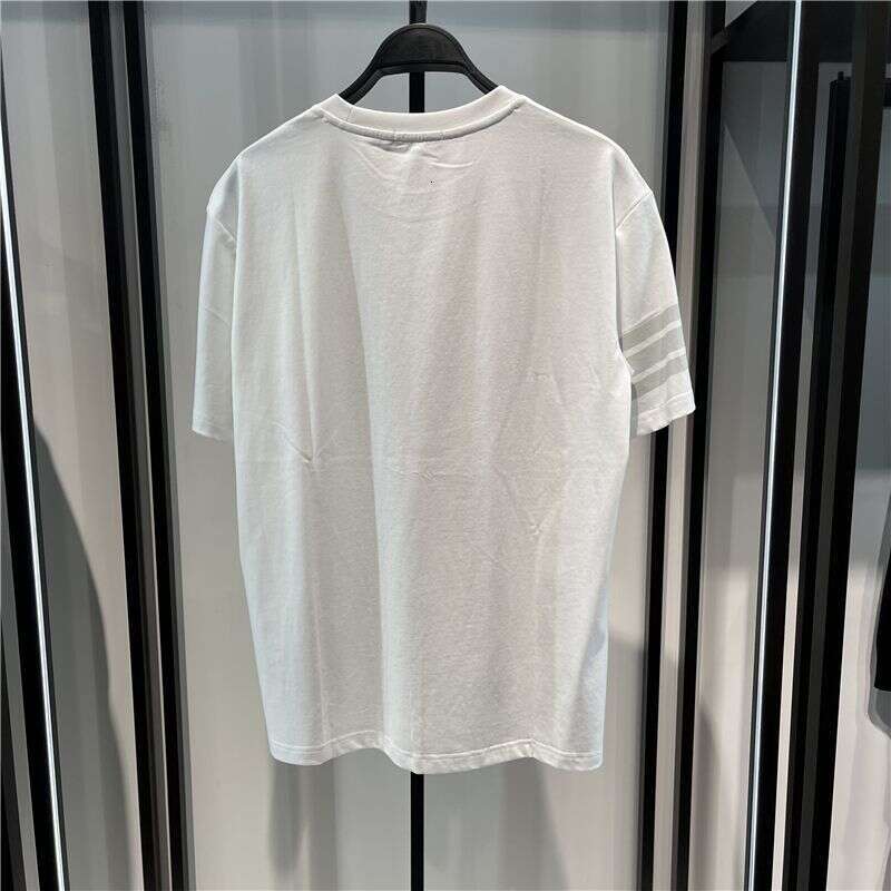 Fashionable Trendy Men's Summer New Short-Sleeve T-Shirt, Loose Fit, Round Neck, Reflective Print Top B1dac2319