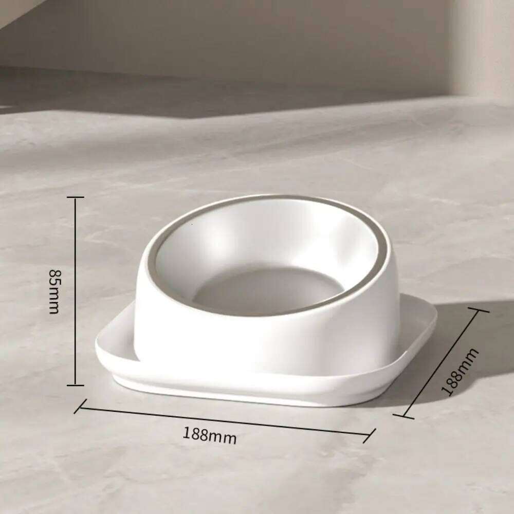 Stainless Steel Bowl Anti-Ant Anti-overturning Cat Feeder Multi-use Non-Slip Feeding Basin Pet Food Water 26W0330
