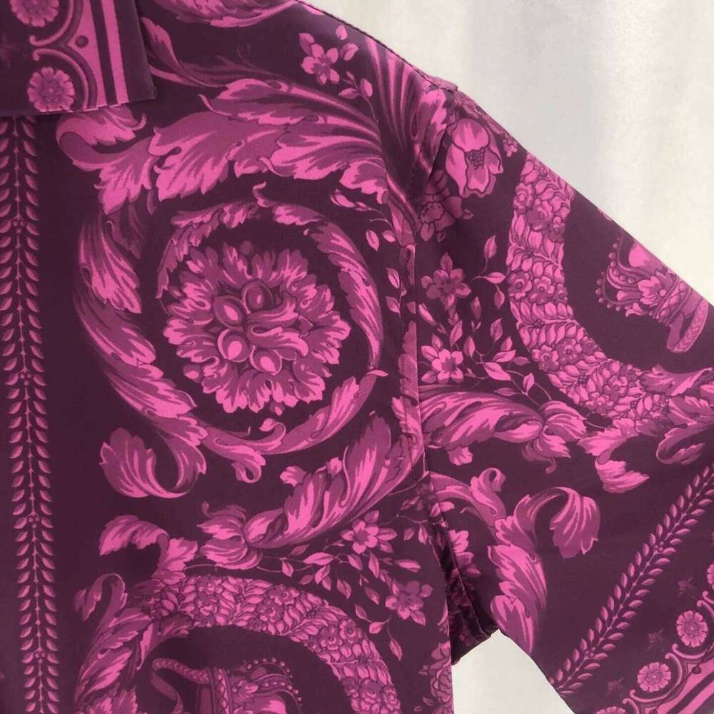 Casual Track Harajuku Paisley Print Shorts Shirt Set Men Hip Hop Beach Holiday Short Sleeve Suit