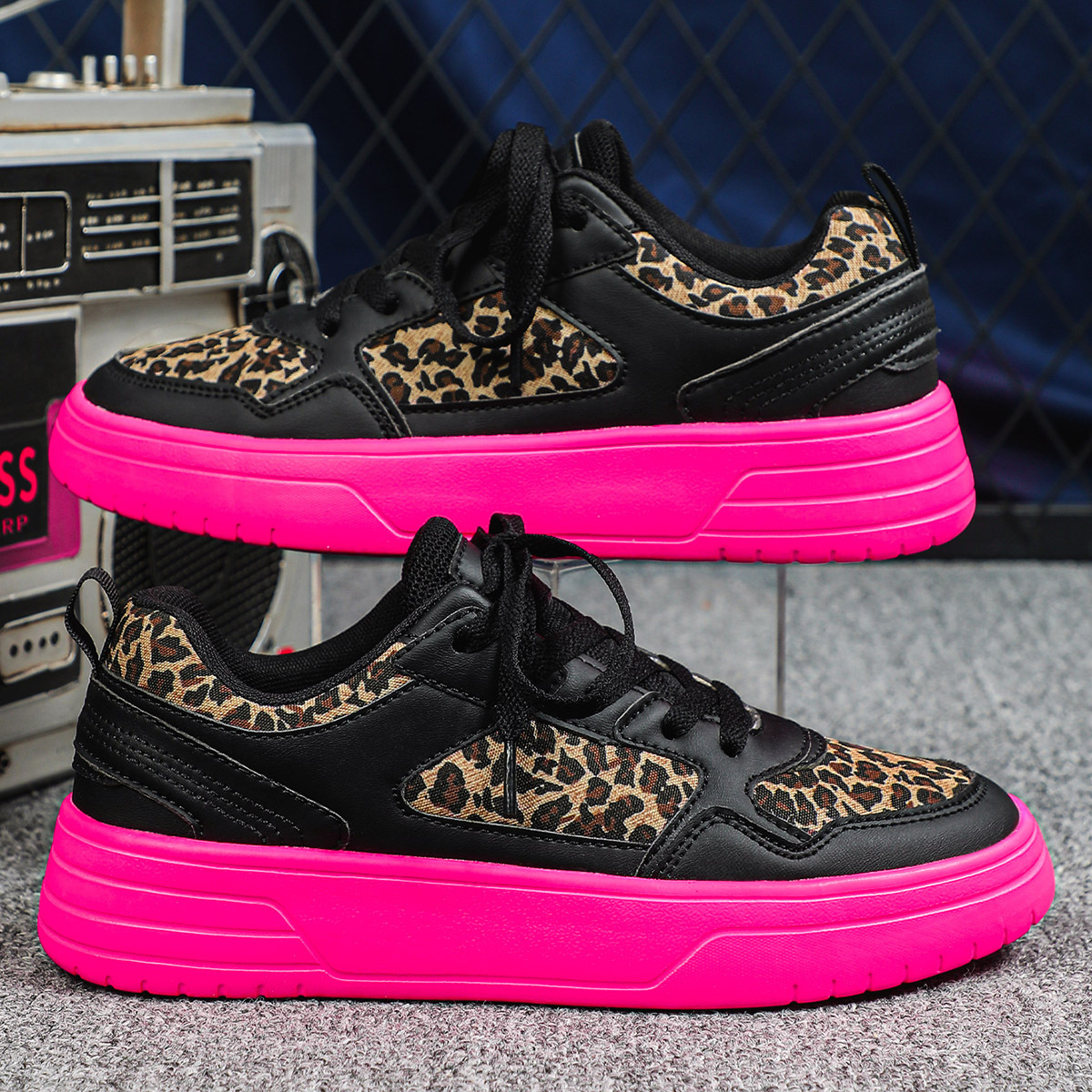 Kids Teen Girls Boy Platform Sneakers Breathable PU Leather Casual Walking Shoes Men's Women's Fashion School Shoes for Students Free Shippi