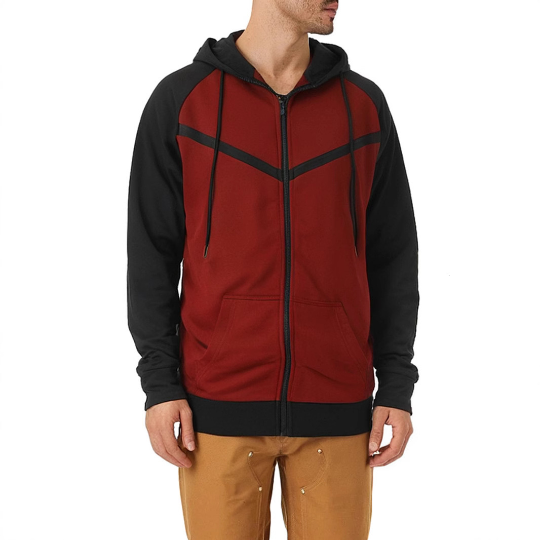 Comfort-Focused Unisex Active Wear: Temu's Trendy Athletic Zip-Up Hooded Top