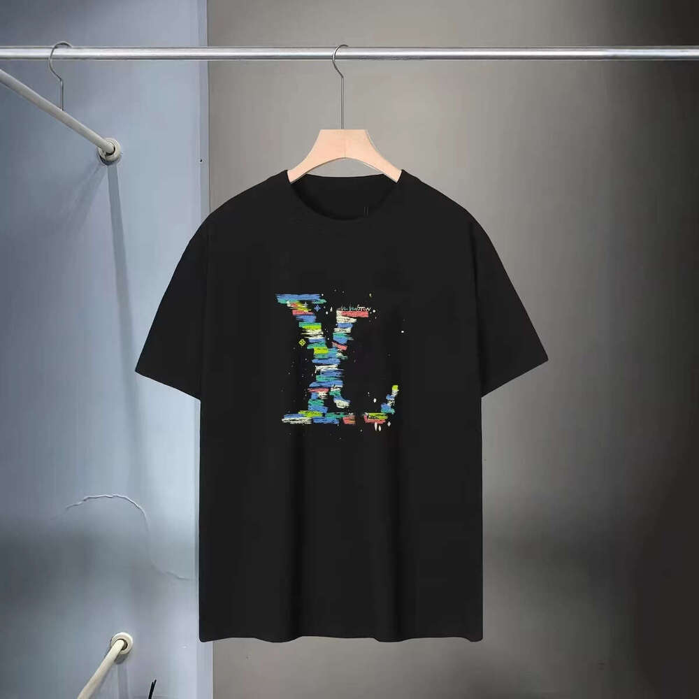 2026 new model pure cotton round-neck trendy printed short-sleeve T-shirt, unisex fashion for cross-border foreign trade