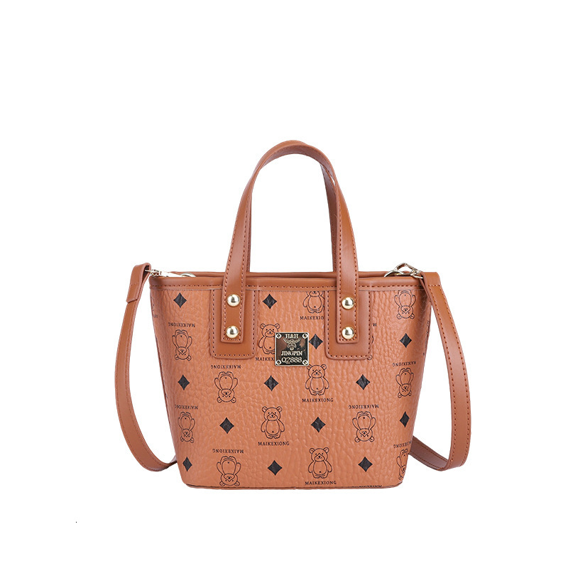 High-End Small for Women 2024 New Niche Texture Handheld Bucket Versatile Tote Shoulder Crossbody Bag