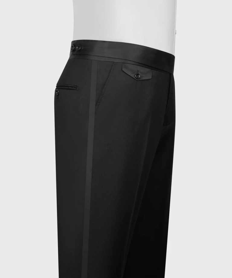Elegante Men Black Suit 2 Pieces Formal Wedding Slim Fit Tuxedos Shawl Lapel Double Breasted Tailored Made Prom