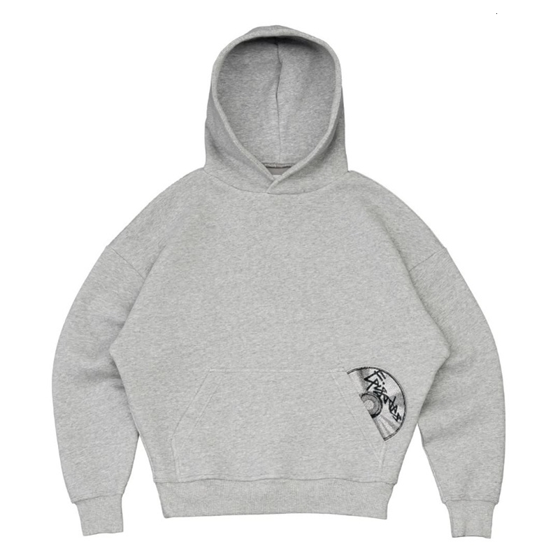 Street wear punk hip hop men suit Y2K American gothic Harajuku embroidery jumper oversized casual loose sports suit 260327