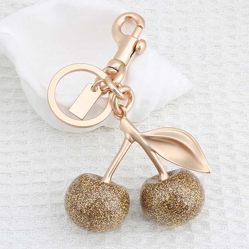 Fashion Cherry Keychain Pendant Novelty Creative Car Keychain For Women Men Exquisite Backpack Decoration Accessories Gifts Z260330