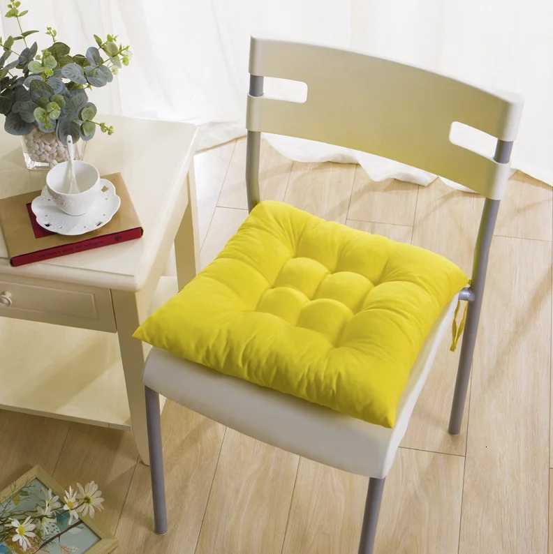 1 pc Colorful Soft Hot Home Office Decor Square Cotton Seat Cushion Pillow Buttocks Chair Cushion H260330 - view 6