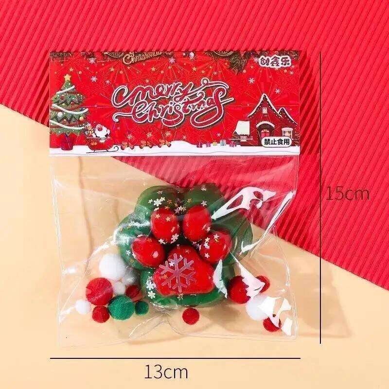 Christmas Claw Squishy Fidget Cute Slow Rebound Stress Relief Pinch Decompression Xmas Gift Cat Paw Soft Squeeze Toy