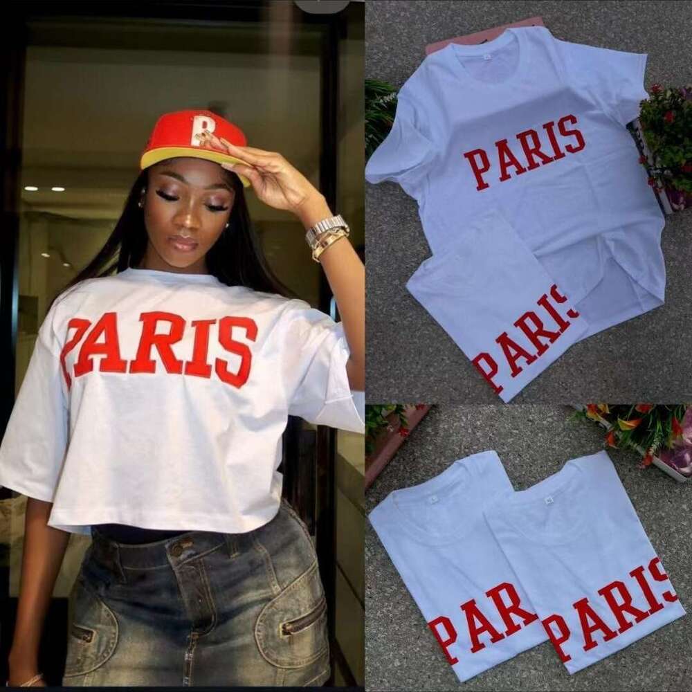 Pure Cotton American Style Short Sleeve T Shirt For Women Summer New Model Loose Fit Trendy Casual And Versatile