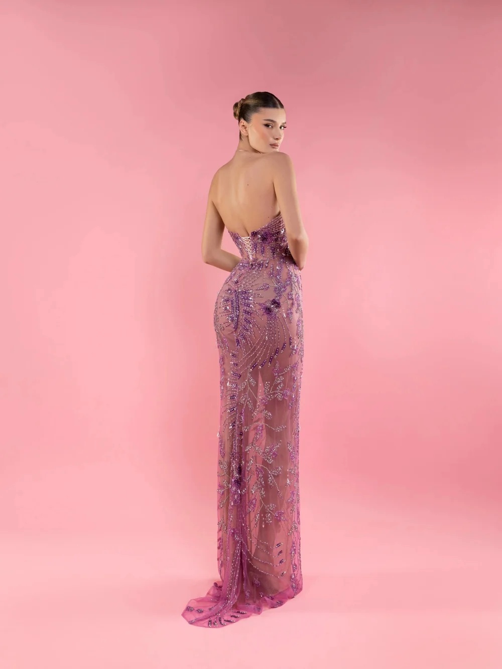 Fashion Sequins Mermaid Evening Dresses Halter Crystal Prom Dress with Feather Shawl Backless Customized Party Gown Vestidos De Noche Plus Size