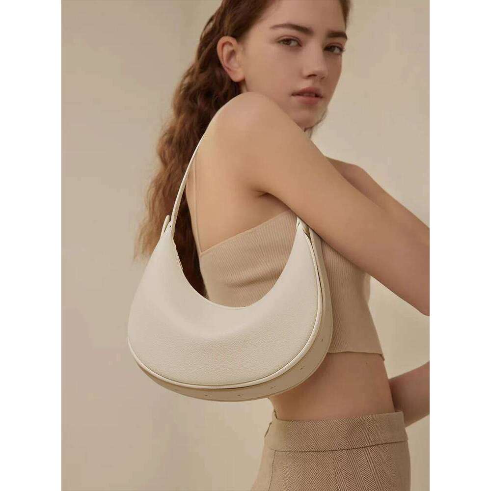 FOXER Women Fashion Small Shoulder Lady Crossbody Handbag Half Moon Underarm Bag With Perfect Gift For Wife