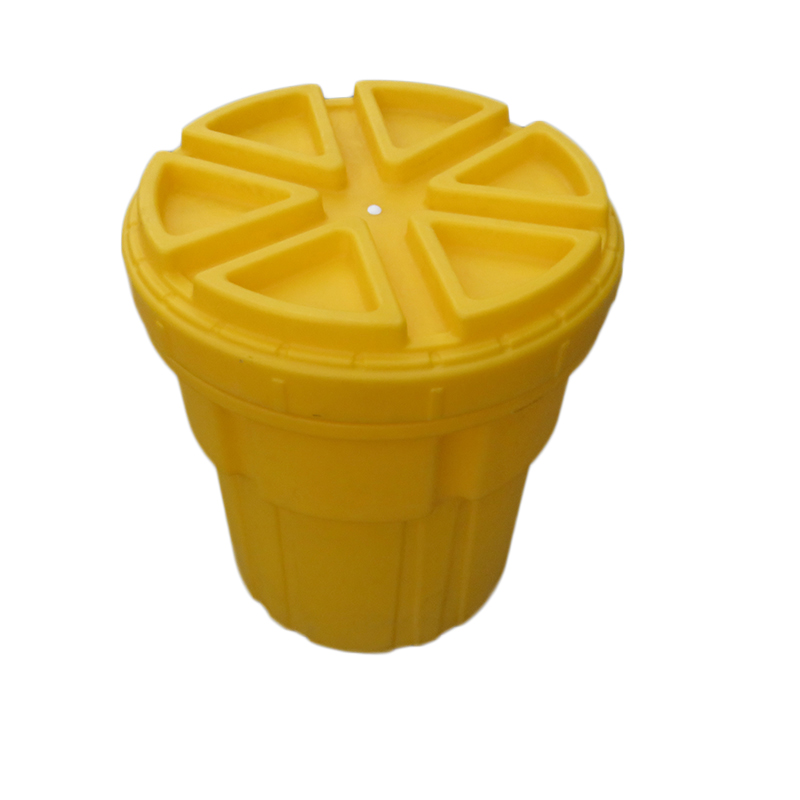Emergency Spill Response Drum Set for 30-Gallon Liquid Containers - Durable Polyethylene Construction