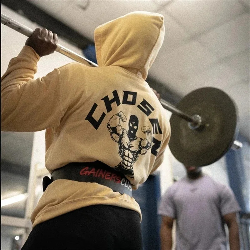 Autumn Winter Fashion Simple Mens Hoodies Minimalist Letter Printed Gym Casual Harajuku Sweatshirt Loose Long Sleeve Pullovers 260330