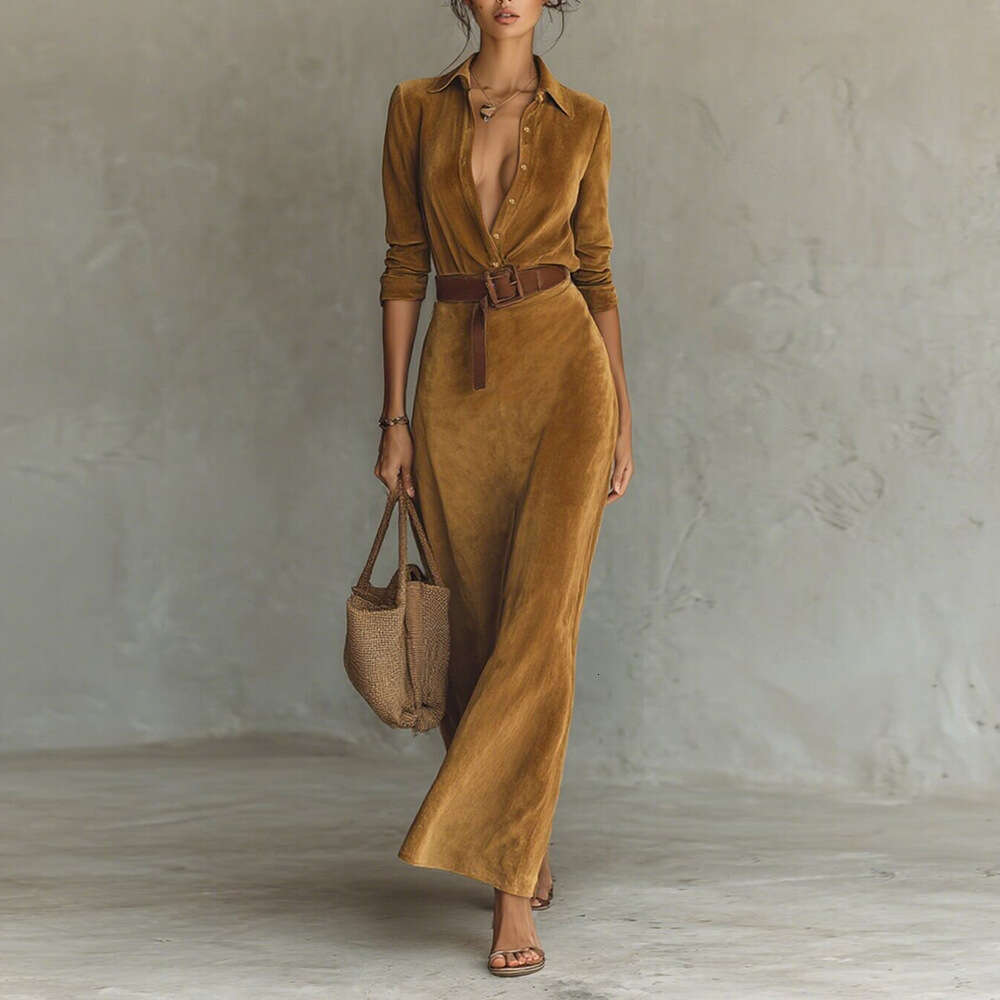 Women Designer Dresses with Belt Elegant Half Sleeve Dresses for Women 2026 Semi Formal Dresses