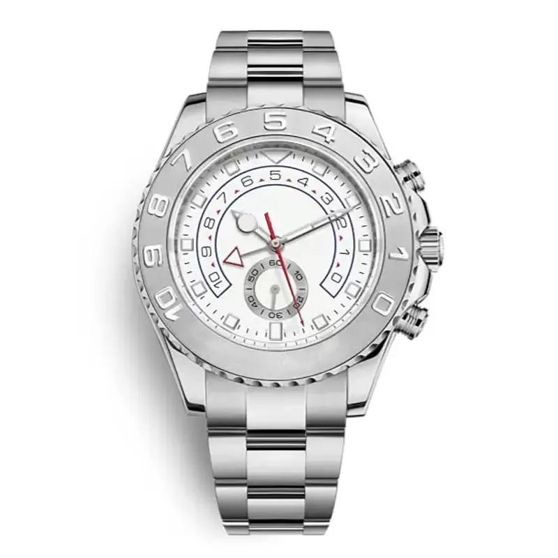 News Men's Upgraded Master Series Watch Black Dial Ceramic Bezel Stainless Steel Solid Solid Bracelet Automatic Movement Watches Wristwatch