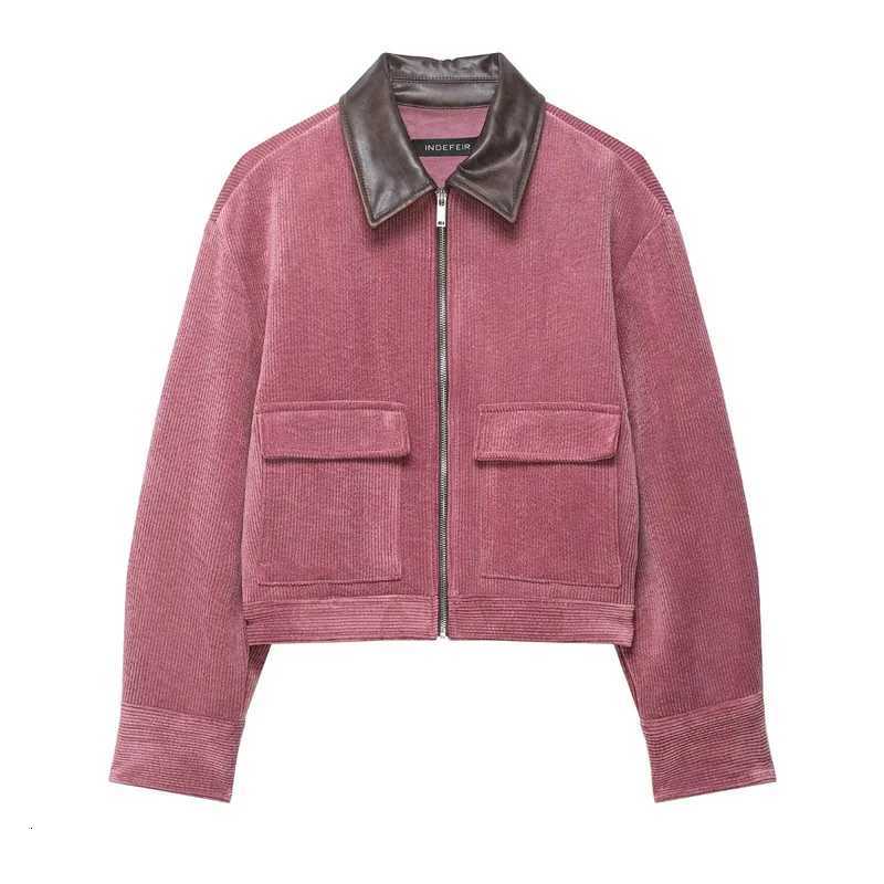 2026 Spring European And American Women Coat Casual Loose Design Long Sleeve Jacket Coat For Ladys Female Turn Down Collar CoatT260328