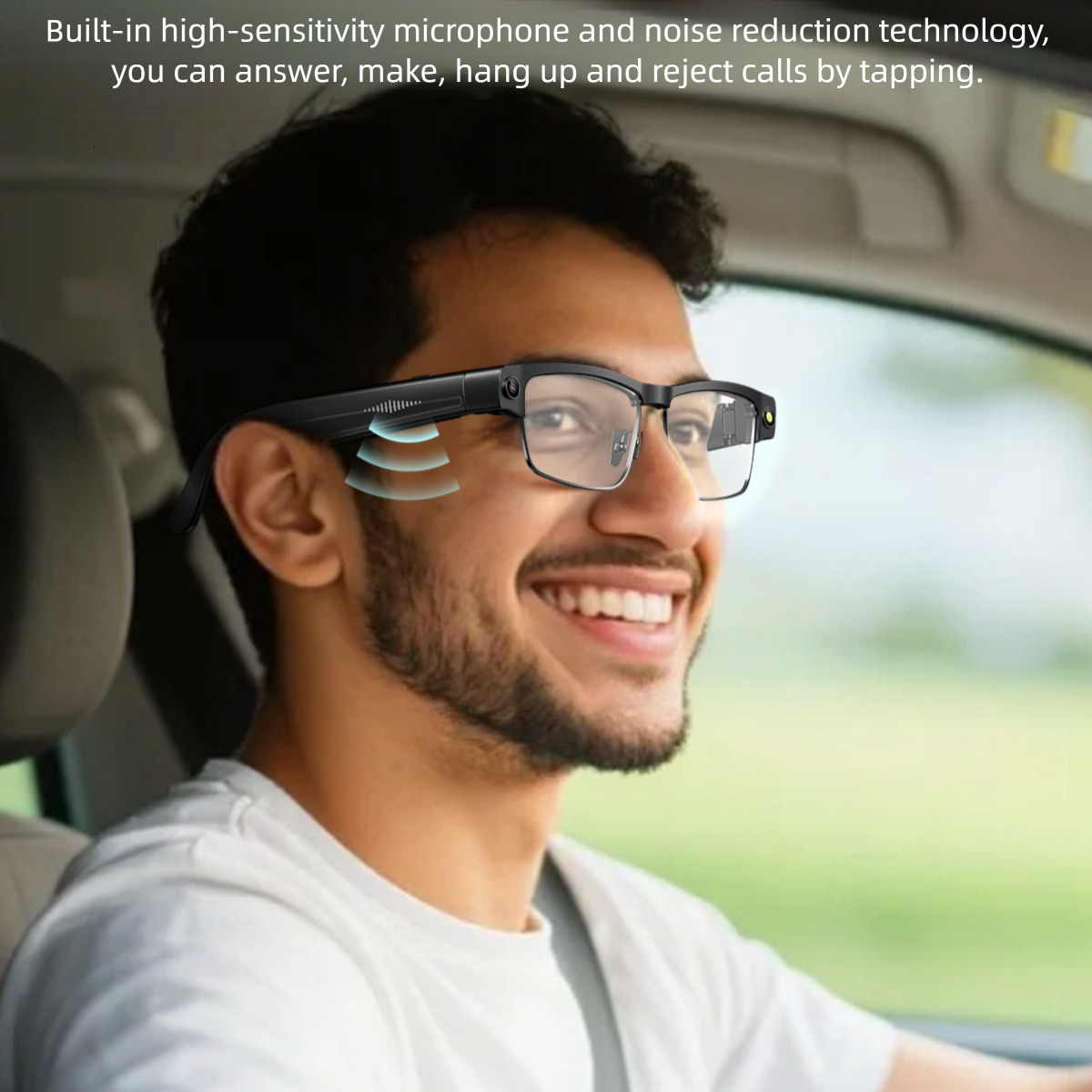 AI Intelligent Designer Business Glasses Luxury Brand Accessories High-definition 8 Million Pixel Shooting AI Assistant Real-time Translation Sunglass