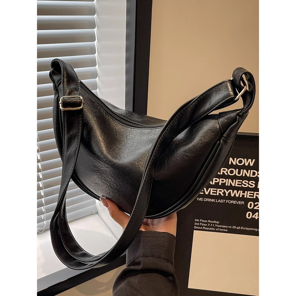 Autumn Winter Melad Retro Dumpling for Women 2025 Hot Trend Niche Fashion Versatile High-end Commuter Crossbody Bag