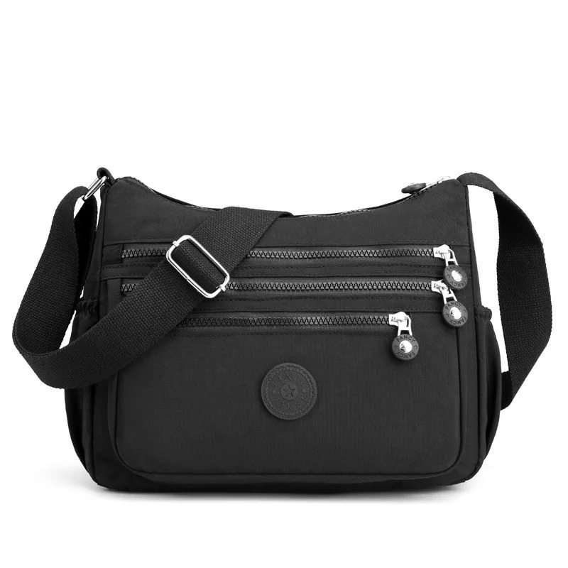 Multilayer shoulder messenger bag light cloth backpack Oxford womens canvas large capacity mother wa 260317