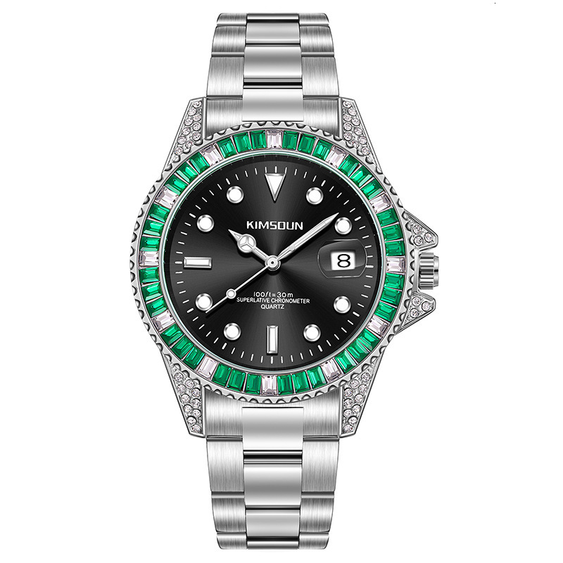 Watches Men Designer Retro Moissanite Wristwatch Diamond Formal Occasions Swimming Reloj Hombre Homme Montre De Luxe