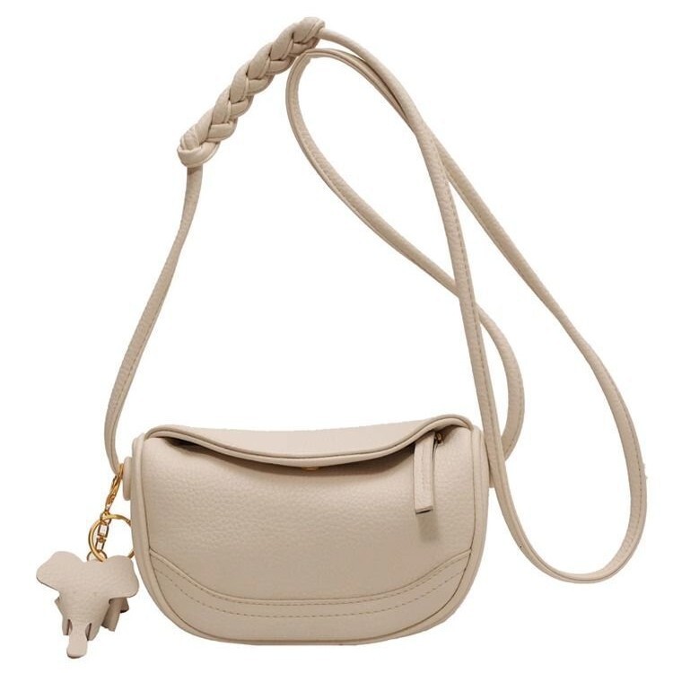 High-Value French for Women 2025 New Single Shoulder Crossbody Popular Niche Versatile Saddle Dumpling Bag