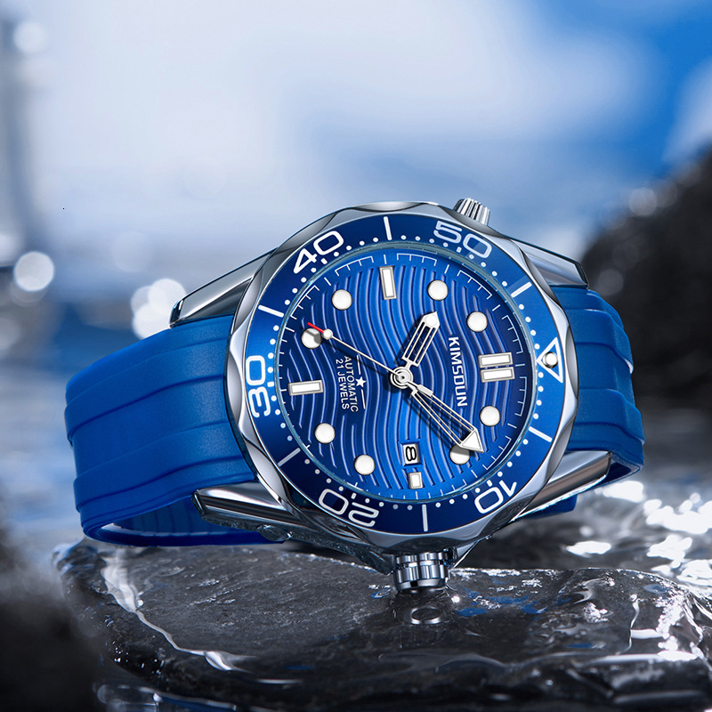 Watches Men Designer Fashion Reloj De Lujo Vintage Diamond Swimming Diving Reloj Hombre Homme Montre De Luxe
