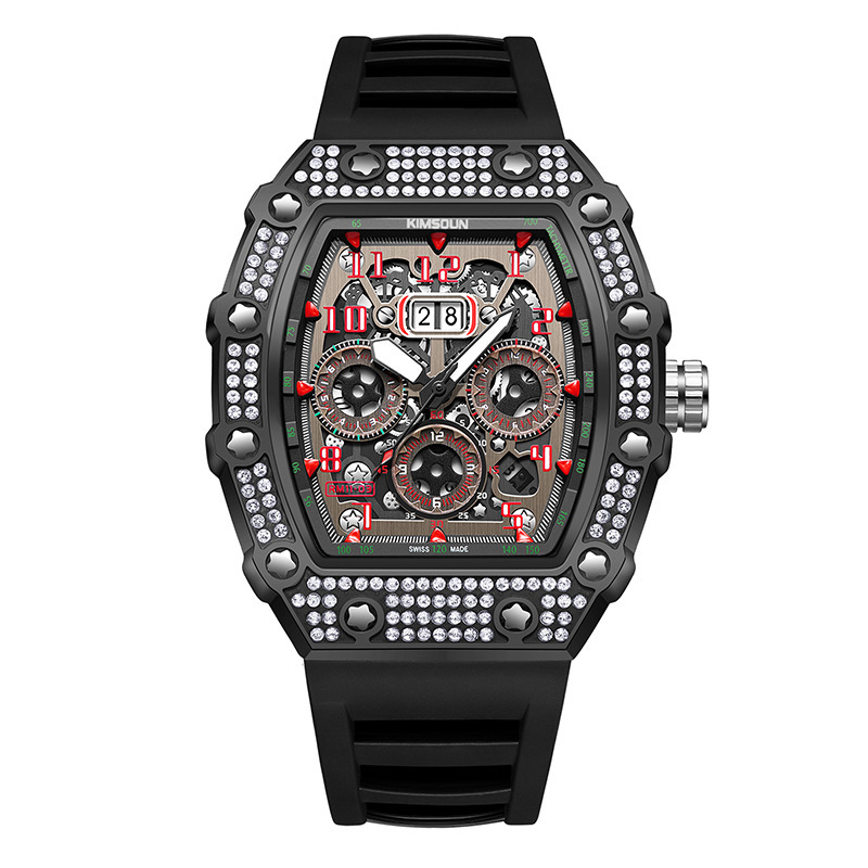 Watches Men Designer Stainless Steel Watch Band Classic Fashion Horloge Moissanite Sports Running Reloj Hombre Homme Montre De Luxe