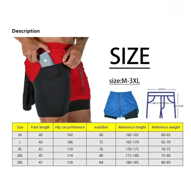 Men's Shorts Padel Sports Breathable Tennis Quick Drying Badminton Pants Outdoor Running Sportswear Summer