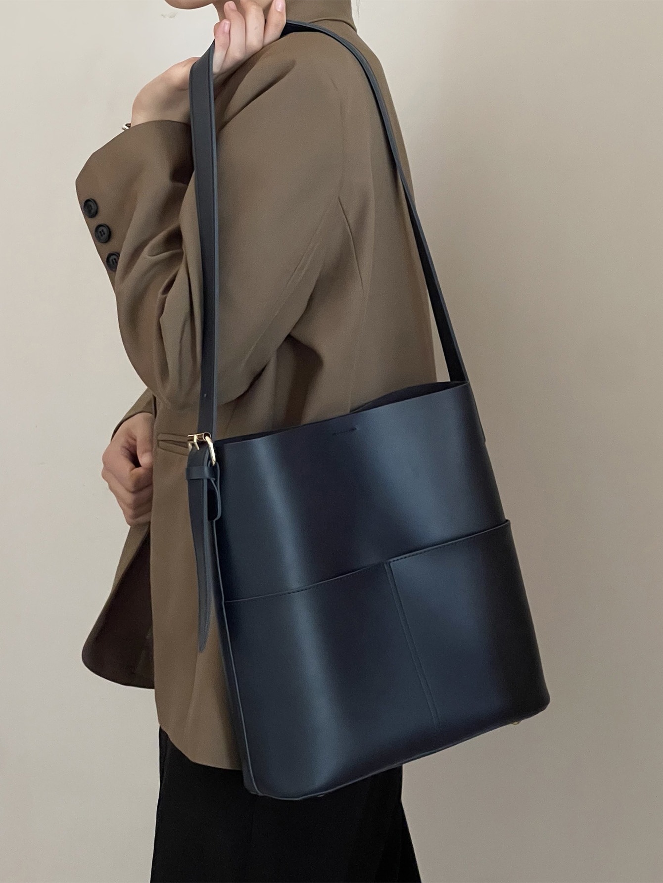 TB BHULAMTE Designer Luxury Lady Bag New Women's Bag Simple Versatile High-quality Large Capacity Design Sense Shoulder Bag Crossbody Bucket