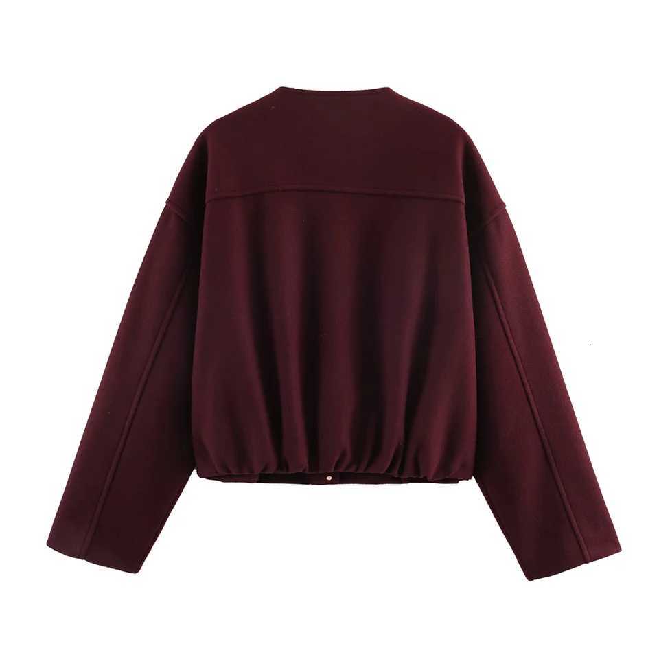2026 New Womens Fashion European and American Style Versatile Long Sleeve Gold Button Soft Jacket CoatT260328
