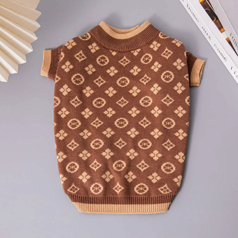 Autumn Winter Dog Sweater Fashion Trend Pet Apparel for Schnauzer and Small Medium Dogs