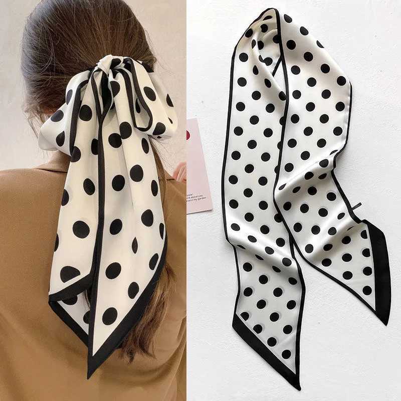Luxury Long Silk Scarf Female Animal Horse Print Thin Narrow Scarf Bag Hair Band Ribbon Scarfs Women Neckerchief Z260330